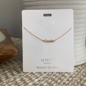 “Cassie” Gold Nickel-Free Necklace